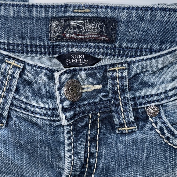 Silver Suki Surplus mid rise bootcut jeans size 26/32 - Picture 5 of 9